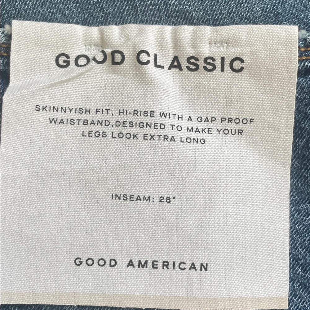 NWT-Good American Good Classic Jeans- Size 18 - Picture 6 of 8